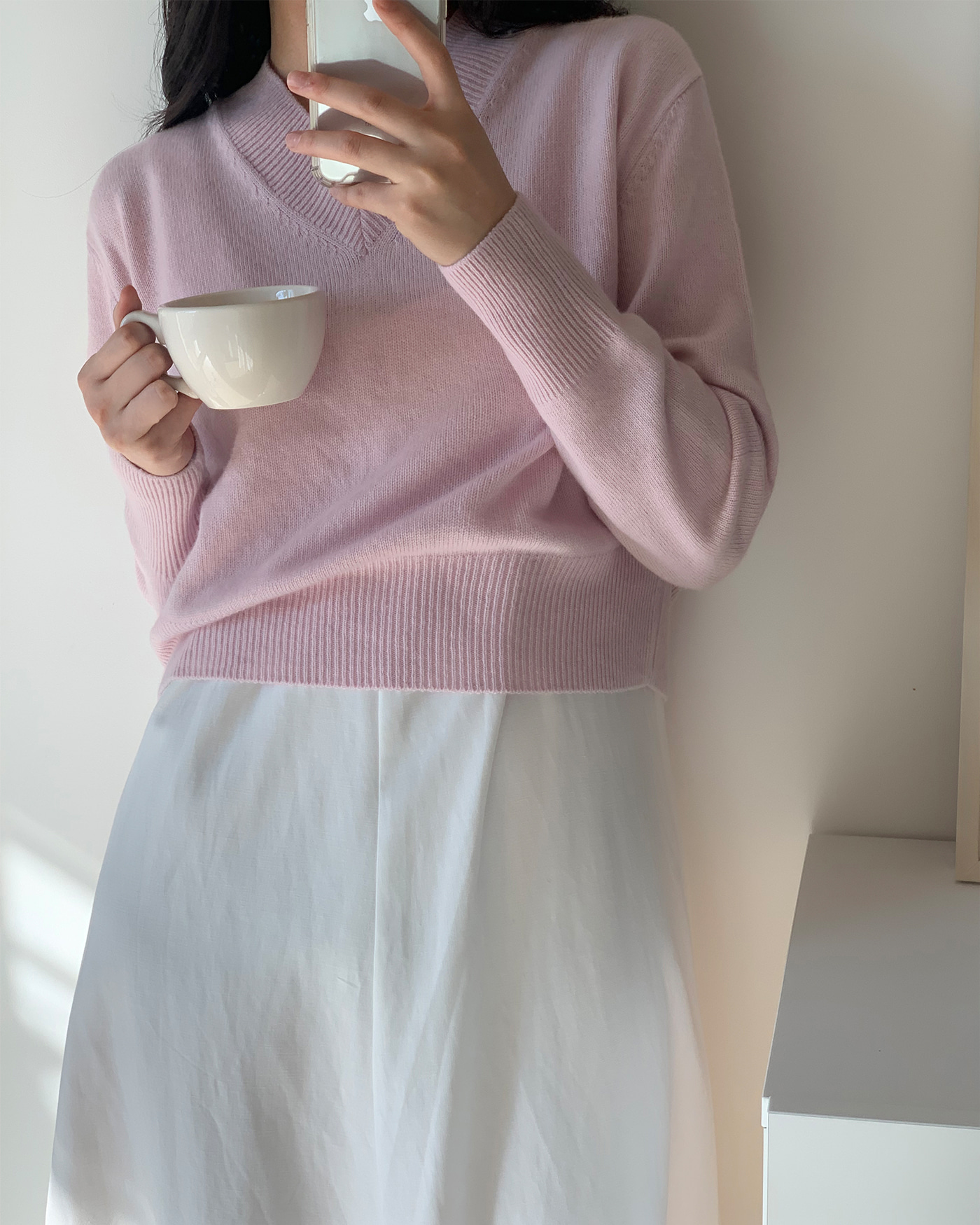 Butter v knit (pink)
